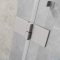 Radaway Essenza Pro Brushed Nickel Kdj kabina 90x80cm lewa szczotkowany nikiel 10097090-91-01L/10098080-01-01