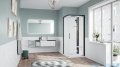 Novellini Glax 1 2.0 kabina z sauną parową 90x90 prawa czarna G21GF90DT5-1HH