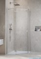 Radaway Essenza 8 Brushed Nickel Ptj kabina pięciokątna 80x80cm lewa szczotkowany nikiel 10490000-91-01L/10490100-01-01