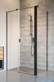 Radaway Nes Black Kds II kabina 100x90cm lewa czarny mat/szkło przejrzyste 10033100-54-01L/10040090-54-01