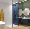 Sanplast Exa Line Pu/EXA LINE Kabina walk-in 100x200 cm czarny matowy 600-540-1540-59-401