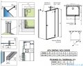 Radaway Essenza Brushed GunMetal Kdj+S kabina 75x100x75cm prawa szczotkowany grafit 1384049-01-01/1385022-92-01R/1384049-01-01