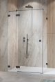Radaway Essenza Pro Brushed GunMetal Kdj kabina 100x80cm lewa szczotkowany grafit 10097100-92-01L/10098080-01-01