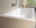 Riho Lugo 200x90cm wanna prostokątna z hydromasażem Pneumatic prawa + nogi + syfon BT06-PNE-P