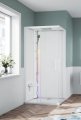 Novellini Glax 1 2.0 kabina z sauna parową 90x70 lewa biała G21A9079ST5-1UU