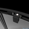 Radaway Premium Pro Black Kdd  kabina 90x80cm czarny mat/szkło przejrzyste 1017090-54-01L/1017080-54-01R