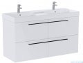 Roca Ella szafka 118x44x63 BIAŁY POŁYSK A857772806