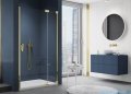 SanSwiss Cadura Gold Line drzwi wahadłowe 110cm jednoczęściowe prawe z polem stałym CA13D1101207