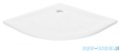 New Trendy Mild Stone Brodzik akrylowy półokrągły 80x80x4,5 cm biały B-0537