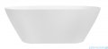 Besco Moya 160x68cm wanna wolnostojąca Glam Srebrna konglomeratowa + syfon klik-klak chrom #WMD-160-MS