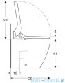 Geberit urządzenie WC z funkcją higieny intymnej AquaClean Tuma Comfort, stojąca miska WC biała 146.310.11.1