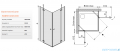 Sanplast kabina narożna kwadratowa KN4/FREE-90 90x90x195 cm przejrzyste 600-260-0220-42-401