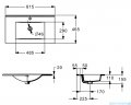 Roca Hebe umywalka meblowa 81x46cm A3272A4000