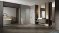 New Trendy Nesta Gold Brushed kabina 80x120x200 cm prawa wspornik równoległy złoto szczotkowane/szkło przejrzyste K-4435