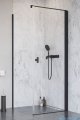 Radaway Nes Black Kdj I kabina 80x100cm prawa szkło przejrzyste 10022080-54-01R/10039100-01-01