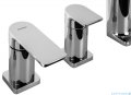 Corsan Trino Bateria wannowa 4-otworowa kompletna chrom CMB7142CH