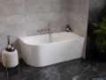 The North Bath Calia wanna wolnostojąca przyścienna prawa 170x80cm + syfon Klik-klak 6845-1701R