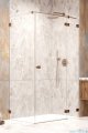 Radaway Essenza Pro Brushed Copper Kdj kabina 100x110cm prawa szczotkowana miedź 10097100-93-01R/10098110-01-01