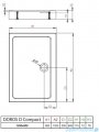 Radaway Doros D Compact Stone brodzik 120x90 antracyt SDRD1290-05-64S