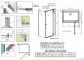 Radaway Essenza 8 Black Kdj kabina 120x70cm prawa czarny mat/szkło przejrzyste 10480812-01-01R/10470337-54-01R/10113070-01-01