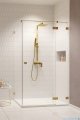 Radaway Essenza Pro Brushed Gold Kdj kabina 110x75cm prawa szczotkowane złoto 10097110-99-01R/10098075-01-01