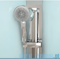 Novellini Glax 3 kabina z hydromasażem 90x70 prawa srebrny GL3A7099DM1F-1B