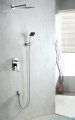 Blue Water Liwia zestaw prysznicowy z deszczownicą chrom LIW-ZKP.150C