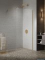 New Trendy Nesta Gold Brushed kabina Walk-In 90x200 cm złoto szczotkowane K-1740