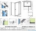 Radaway Essenza Pro Brushed GunMetal Kdj kabina 120x75cm prawa szczotkowany grafit 10097120-92-01R/10098075-01-01