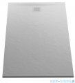 New Trendy Mori brodzik prostokątny z konglomeratu 120x80x3 cm szary B-0398