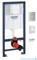 Omnires Grohe Rapid stelaż podtynkowy do WC zestaw 4w1 przycisk nikiel RAPIDSETNI