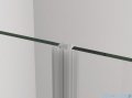 SanSwiss Cadura Black Line drzwi wahadłowe 90cm jednoczęściowe prawe z profilem przyściennym czarny mat CA1CD0900607