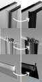 Radaway Idea 8 QL Black Kdj kabina 110x90cm lewa czarny mat/szkło przejrzyste 10550567-54-01L/10350503-01-01/10360090-01-01R
