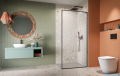 Radaway Modo F SL Black II kabina Walk-in 120x201,6cm prawa Czarna szkło przejrzyste 10419124-54-01R