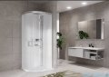 Novellini Glax 2 2.0 kabina z hydromasażem 90x90 srebrna G22R90T1-1BB