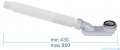 Corsan Intero wanna asymetryczna lewa z półką 170x80 cm biała + syfon E-240XLL