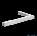Radaway Modo SL White PNJ II parawan nawannowy 100cm lewy biały mat/przejrzyste 10316100-04-01L