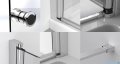 Radaway Eos DWJ I drzwi prysznicowe 100 prawe przejrzyste 137923-01-01R