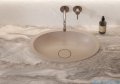 Omnires Shell M+ umywalka podblatowa 48x31 cm dune beige mat SHELL480UPDB
