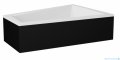 Besco Intima Duo 170x125cm obudowa CZARNY mat lewa/prawa OAID-170-NSC
