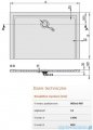 Sanplast Space Mineral brodzik prostokątny z powłoką 140x80x1,5cm+syfon 645-290-0370-01-002