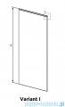 Radaway Modo XL Black kabina Walk-in 30-100×250-300 szkło przejrzyste 10mm 389405-54-01