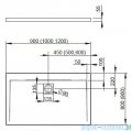 Radaway Eos II KDD kabina prysznicowa 80x100 szkło przejrzyste + brodzik Argos D + syfon 3799460-01L,3799462-01R/4AD810-01