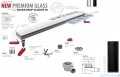 Wiper New Premium Black Glass Odpływ liniowy z kołnierzem 80 cm syfon drop 50 poler 500.0385.01.080