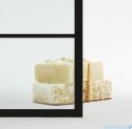 Radaway Essenza 8 Black Kdj kabina 80x80cm lewa czarny mat/szkło przejrzyste 10480512-01-01L/10470237-54-01L/10113080-01-01