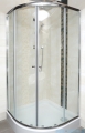 Omnires Bronx kabina asymetryczna 90x80cm szkło przejrzyste kabina prysznicowa
