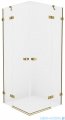 New Trendy Avexa Gold kabina prostokątna 80x100x200 cm przejrzyste EXK-1778