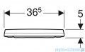 Geberit iCon Slim Deska sedesowa wolnoopadająca 500.835.01.1
