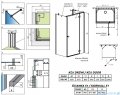 Radaway Essenza Brushed Nickel Kdj+S kabina 90x90x90cm prawa szczotkowany nikiel 1384050-01-01/1385020-91-01R/1384050-01-01