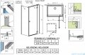 Radaway Essenza Black Kdj kabina 100x90cm prawa szkło przejrzyste 1385040-54-01R/1384050-01-01